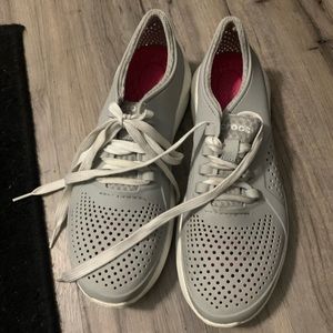 Crocs tennis shoes. Size 9